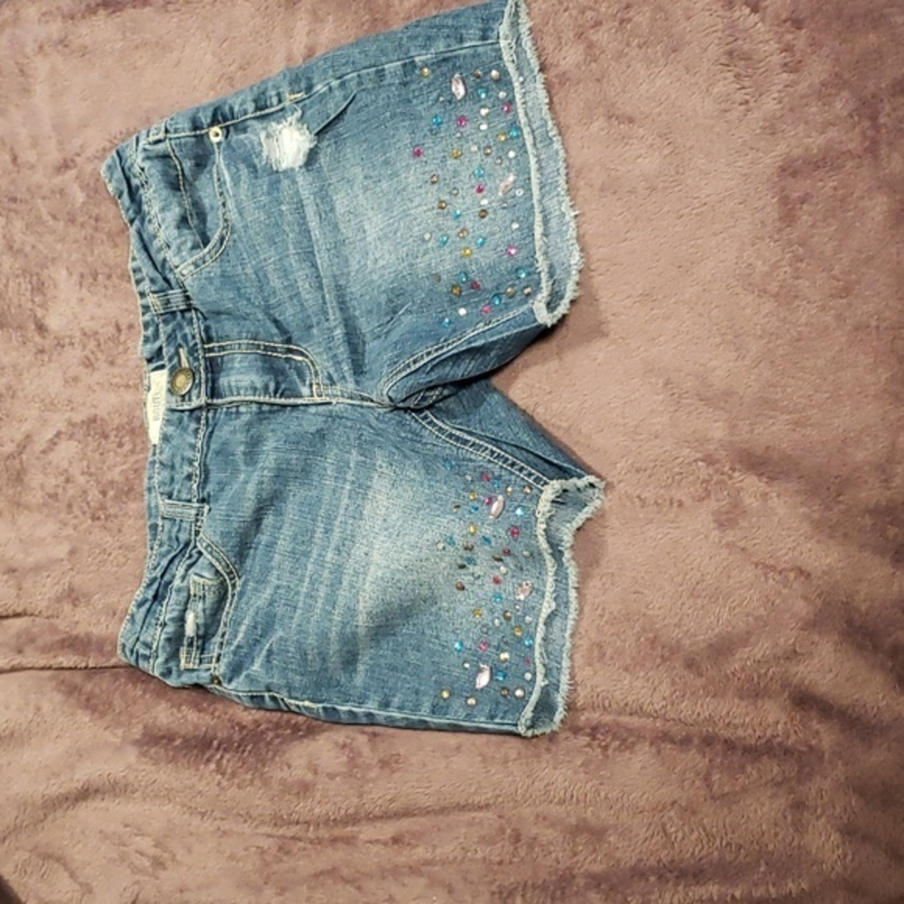 Young lady  jeans shorts‎ size 10 1/2 route 66 brand